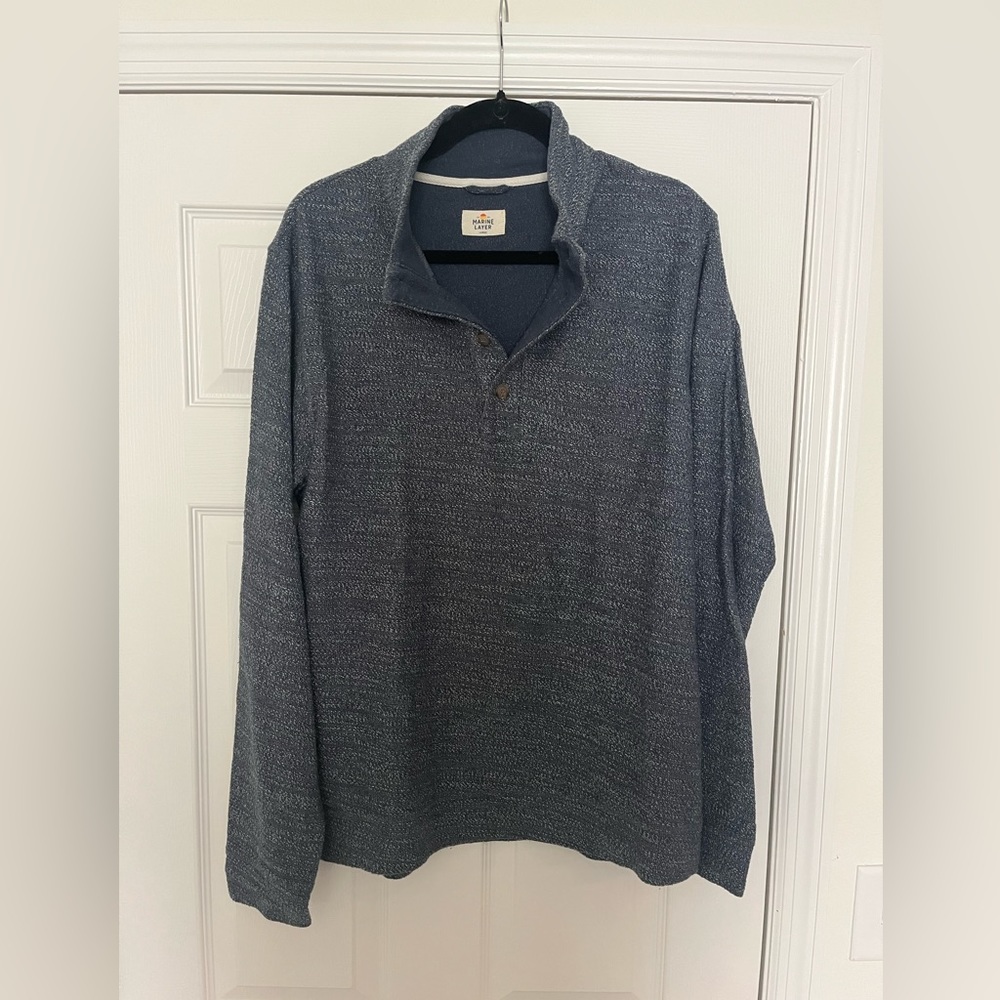 Marine Layer 1/4 Button Sweater